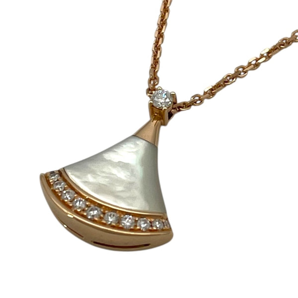 ブルガリ BVLGARI ディーバドリームネックレス ピンクゴールド 750/ダイヤモンド/MOP ジュエリー