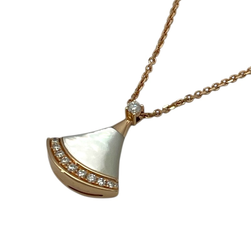 ブルガリ BVLGARI ディーバドリームネックレス ピンクゴールド 750/ダイヤモンド/MOP ジュエリー
