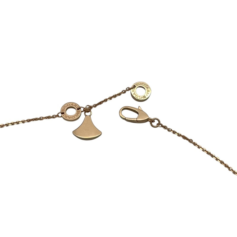 ブルガリ BVLGARI ディーバドリームネックレス ピンクゴールド 750/ダイヤモンド/MOP ジュエリー