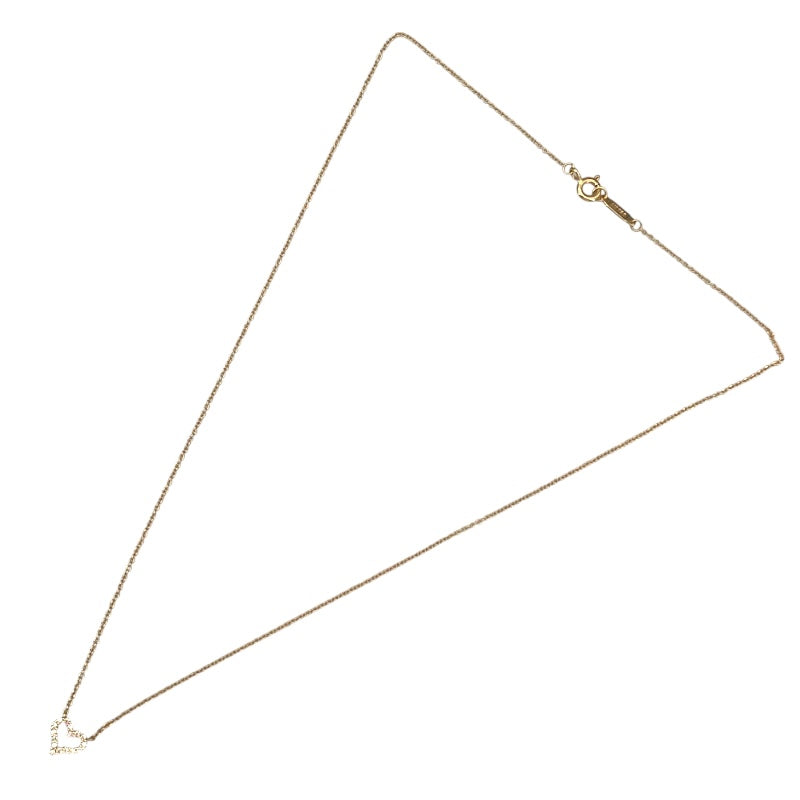ティファニー TIFFANY＆CO センチメンタルハートネックレス ピンクゴールド Au750 ジュエリー