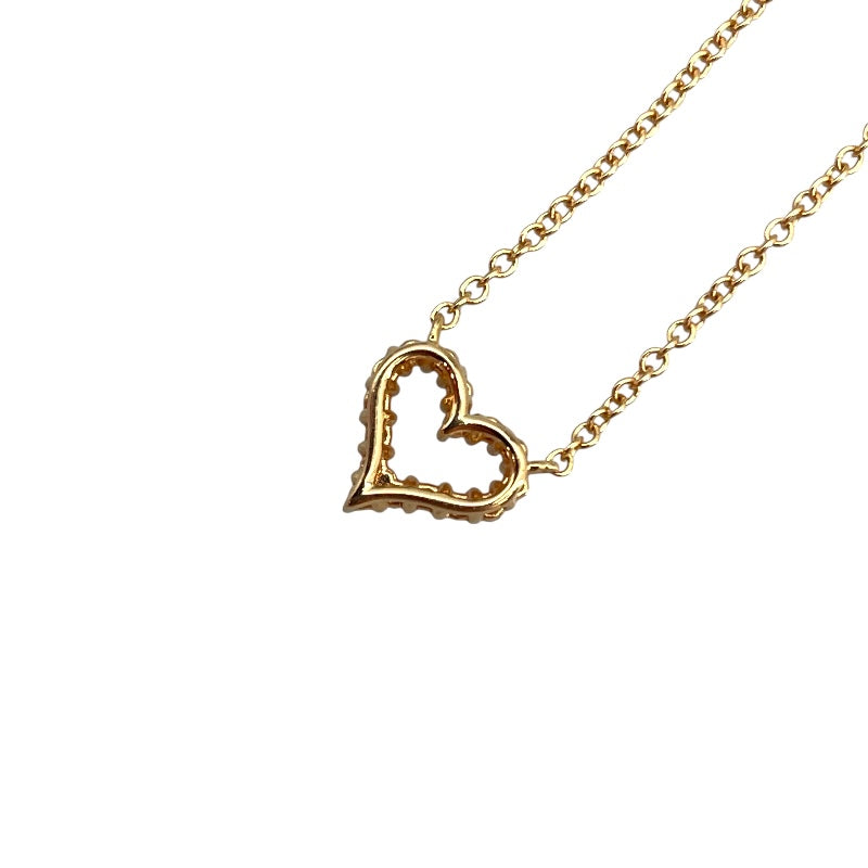 ティファニー TIFFANY＆CO センチメンタルハートネックレス ピンクゴールド Au750 ジュエリー