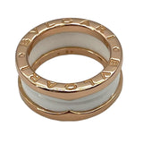 ブルガリ BVLGARI ビーゼロワンリング ピンクゴールド Au750/セラミック ジュエリー