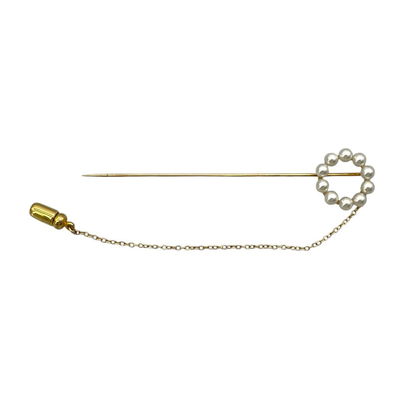 ミキモト MIKIMOTO ブローチ ゴールド K18/パール ジュエリー