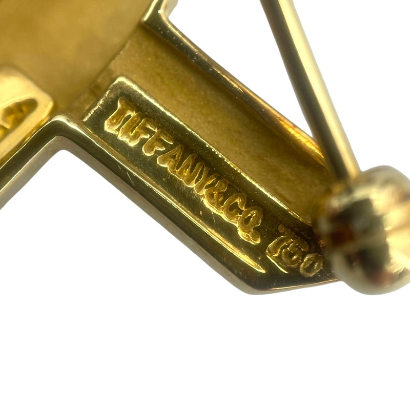 ティファニー TIFFANY＆CO ラビングハートブローチ ゴールド 750 ジュエリー