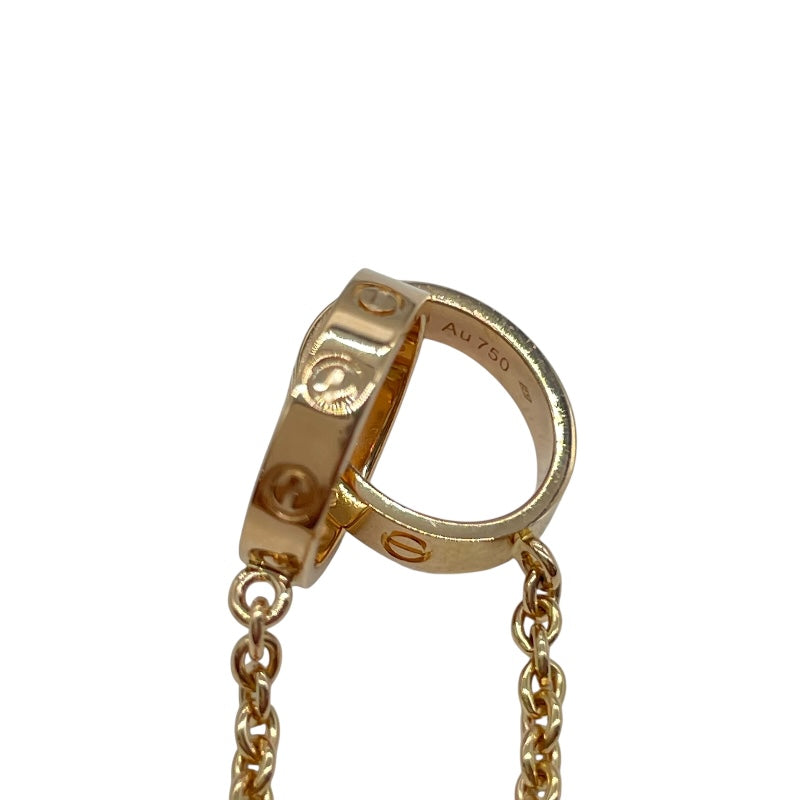 カルティエ Cartier ベビーラブネックレス ピンクゴールド Au750 ジュエリー