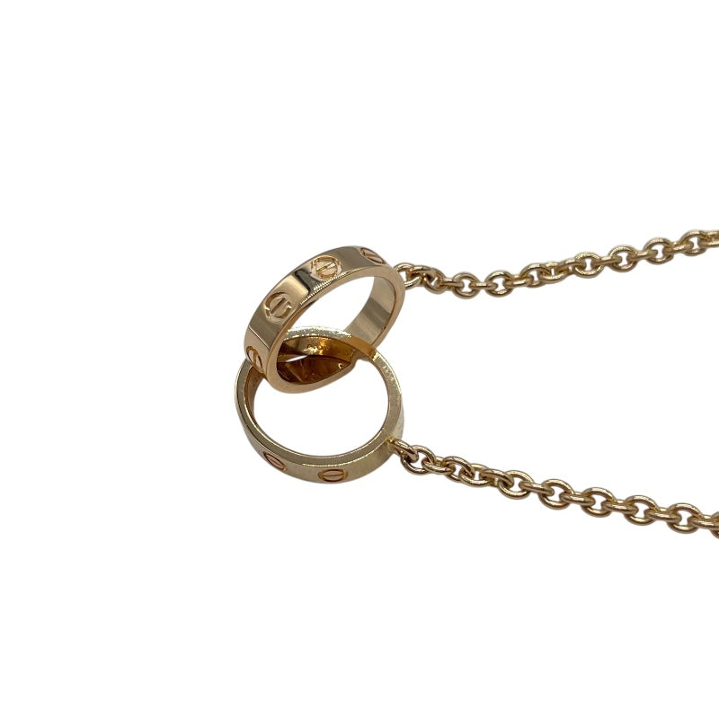 カルティエ Cartier ベビーラブネックレス ピンクゴールド Au750 ジュエリー