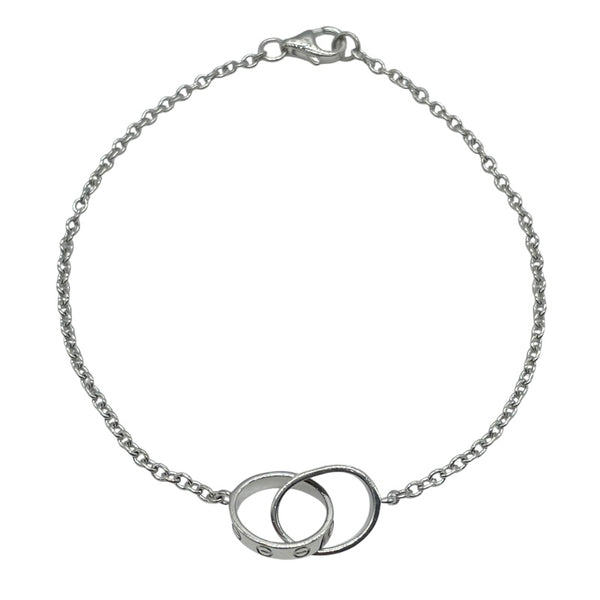カルティエ Cartier ベビーラブブレス ホワイトゴールド Au750 ジュエリー