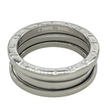 ブルガリ BVLGARI ビーゼロワンリング3バンド(S) ホワイトゴールド K18WG ジュエリー
