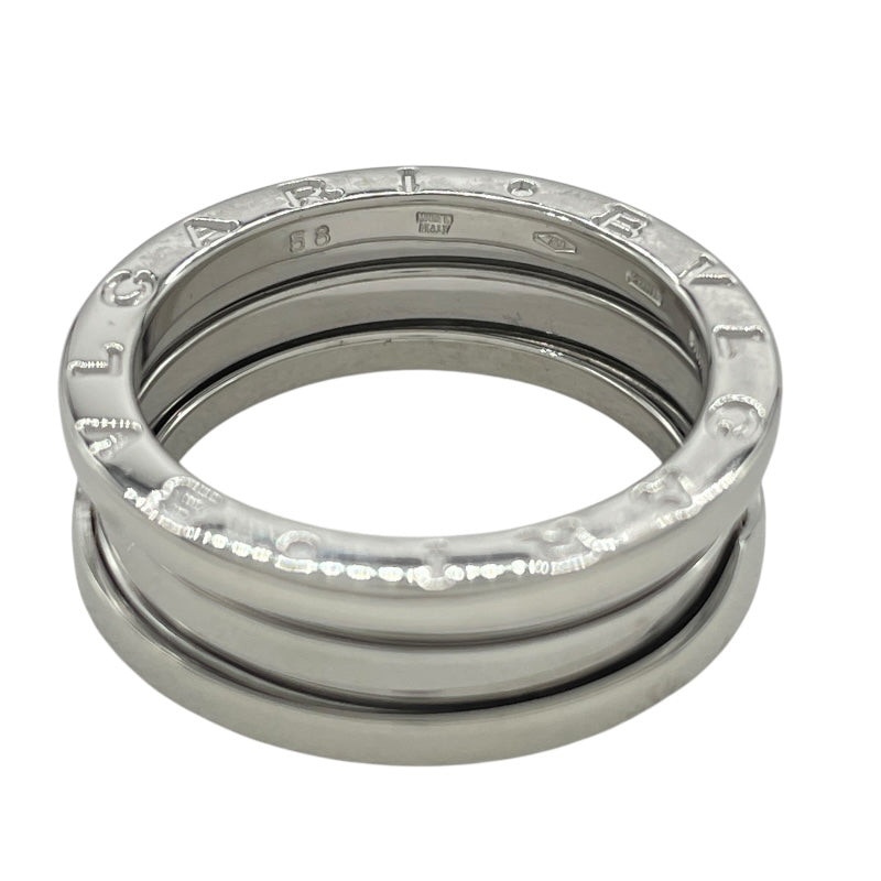 ブルガリ BVLGARI ビーゼロワンリング3バンド(S) ホワイトゴールド K18WG ジュエリー