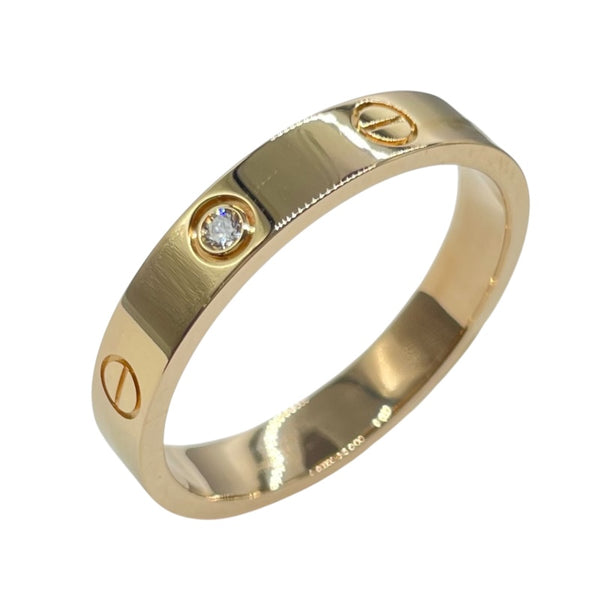 カルティエ Cartier ミニラブリング1PD ピンクゴールド 750 ダイヤモンド ジュエリー