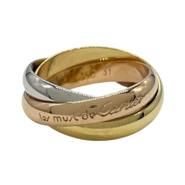 カルティエ Cartier トリニティリング ゴールド/ホワイトゴールド/ピンクゴールド 750 ジュエリー