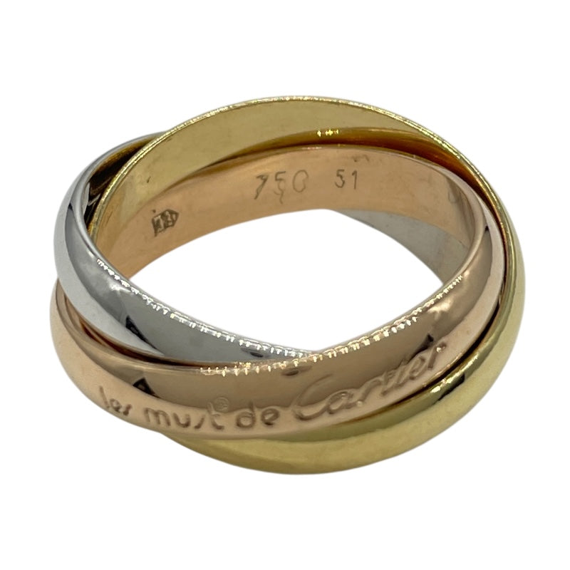 カルティエ Cartier トリニティリング ゴールド/ホワイトゴールド/ピンクゴールド 750 ジュエリー