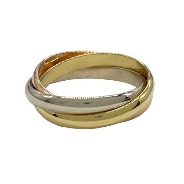 カルティエ Cartier トリニティリング SM ゴールド/ホワイトゴールド/ピンクゴールド 750 ジュエリー