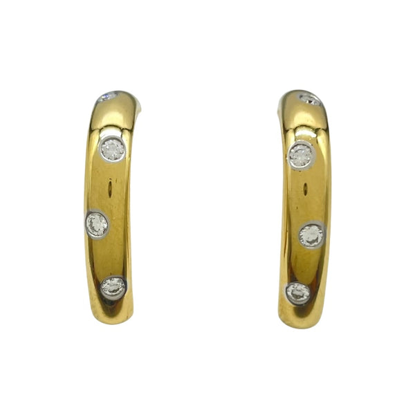 ティファニー TIFFANY＆CO ドッツイヤリング イエローゴールド 750  