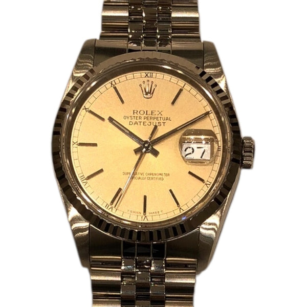 ロレックス ROLEX デイトジャスト 16234 シルバー ステンレススチール　SS メンズ 腕時計