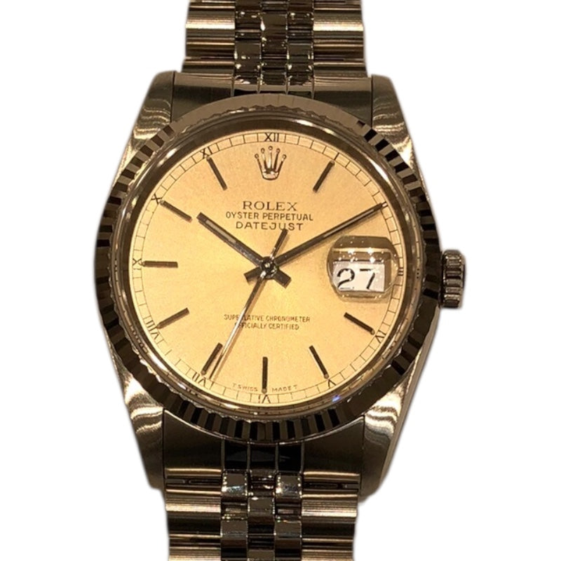 ロレックス ROLEX デイトジャスト 16234 シルバー ステンレススチール　SS メンズ 腕時計