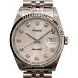 ロレックス ROLEX デイトジャスト ホリコン 16234G WG×SS ユニセックス 腕時計