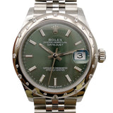 ロレックス ROLEX デイトジャスト31 ミントグリーン 278240 ミントグリーン ステンレススチール WG/SS レディース 腕時計