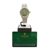 ロレックス ROLEX デイトジャスト31 ミントグリーン 278240 ミントグリーン ステンレススチール WG/SS レディース 腕時計
