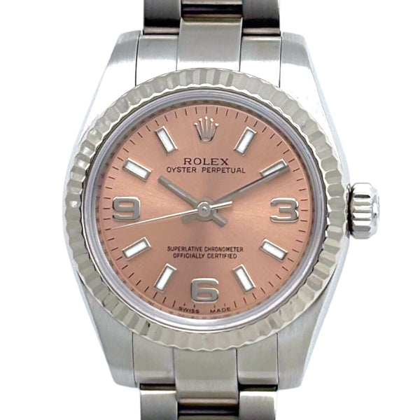 ロレックス ROLEX オイスターパーペチュアル26 176234 ステンレススチール WG/SS レディース 腕時計