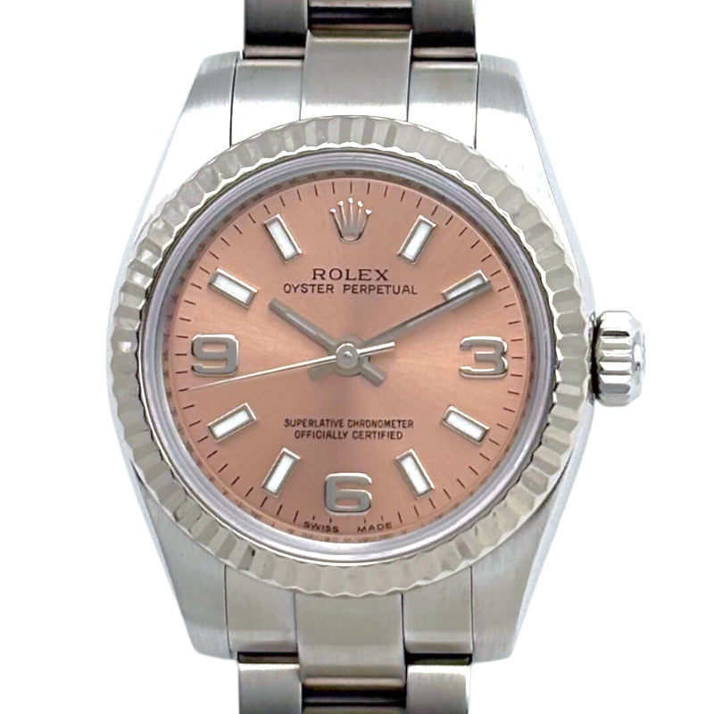 ロレックス ROLEX オイスターパーペチュアル26 176234 ステンレススチール WG/SS レディース 腕時計