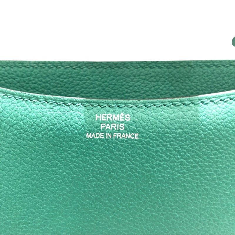 エルメス HERMES コンスタンス3ミニ A刻 ヴェールヴェルティゴ 　SV金具 エバーカラー レディース ショルダーバッグ