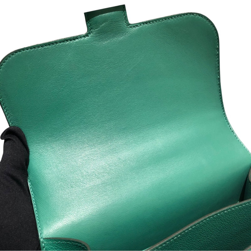 エルメス HERMES コンスタンス3ミニ A刻 ヴェールヴェルティゴ 　SV金具 エバーカラー レディース ショルダーバッグ