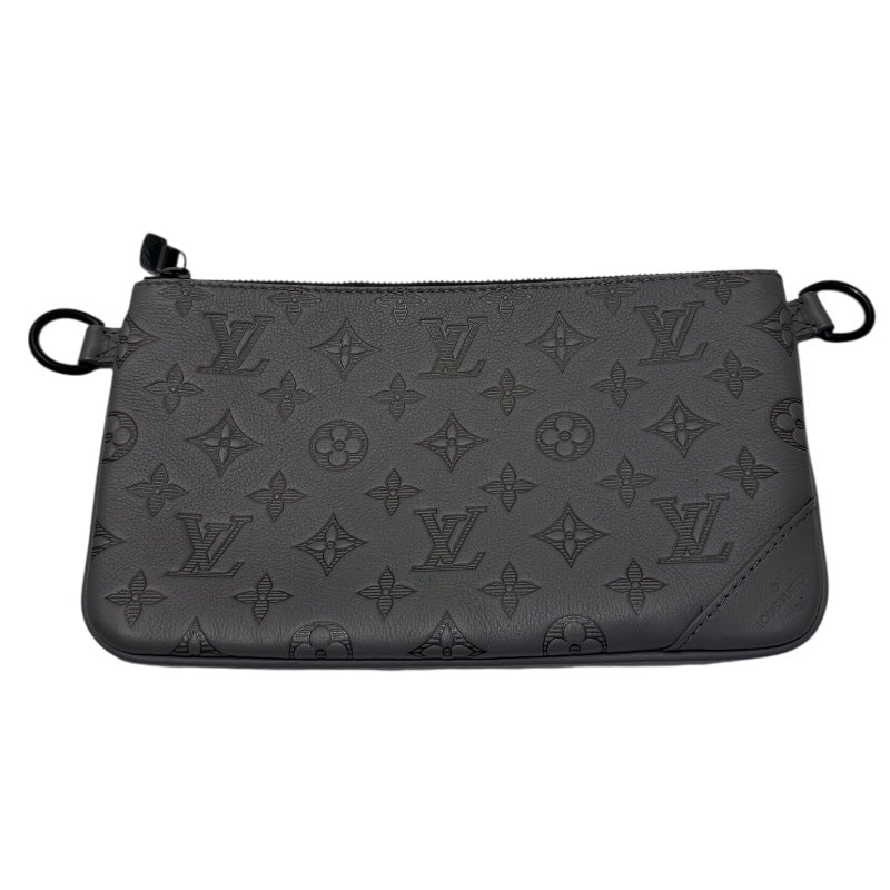 ルイ・ヴィトン LOUIS VUITTON トリオ・メッセンジャー M46603 モノグラムシャドウ レザー メンズ