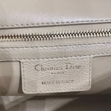 クリスチャン・ディオール Christian Dior カロミディアム ベージュ ラムスキン レディース ショルダーバッグ
