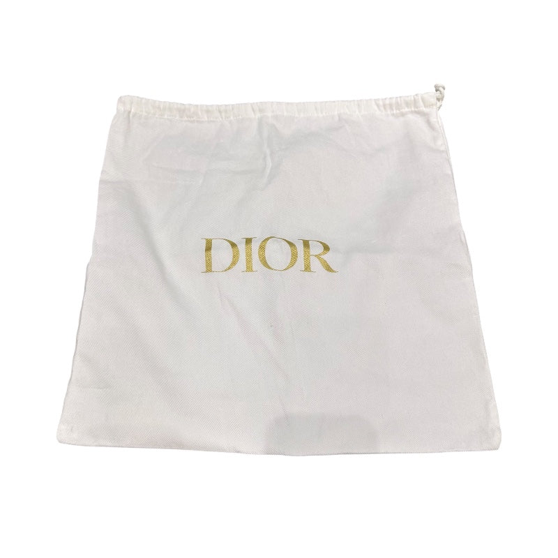 クリスチャン・ディオール Christian Dior カロミディアム ベージュ ラムスキン レディース ショルダーバッグ