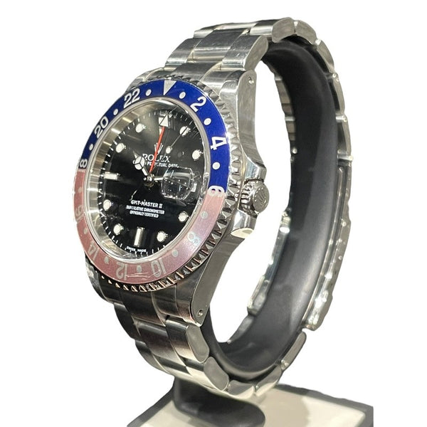 ロレックス ROLEX GMTマスター2 16710 ブラック SS 自動巻き メンズ 腕時計
