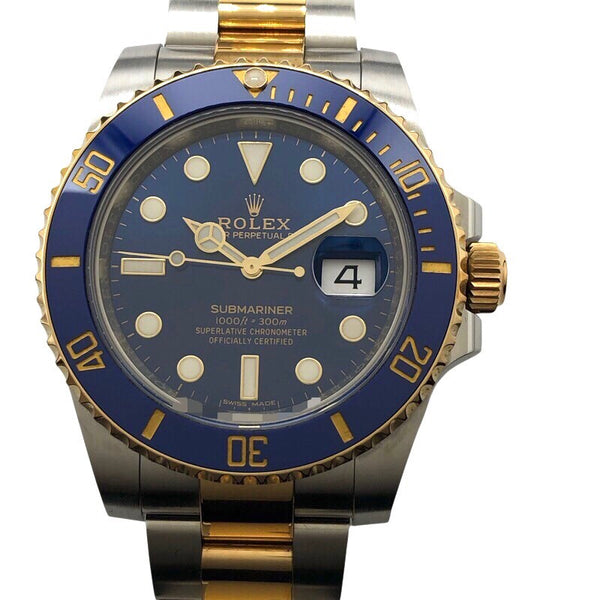 ロレックス ROLEX サブマリーナ 116613LB ブルー K18/SS メンズ 腕時計