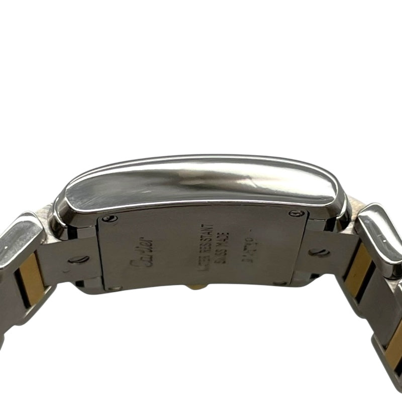 カルティエ Cartier タンクフランセーズ SM W51007Q4 ホワイト SS クオーツ レディース 腕時計