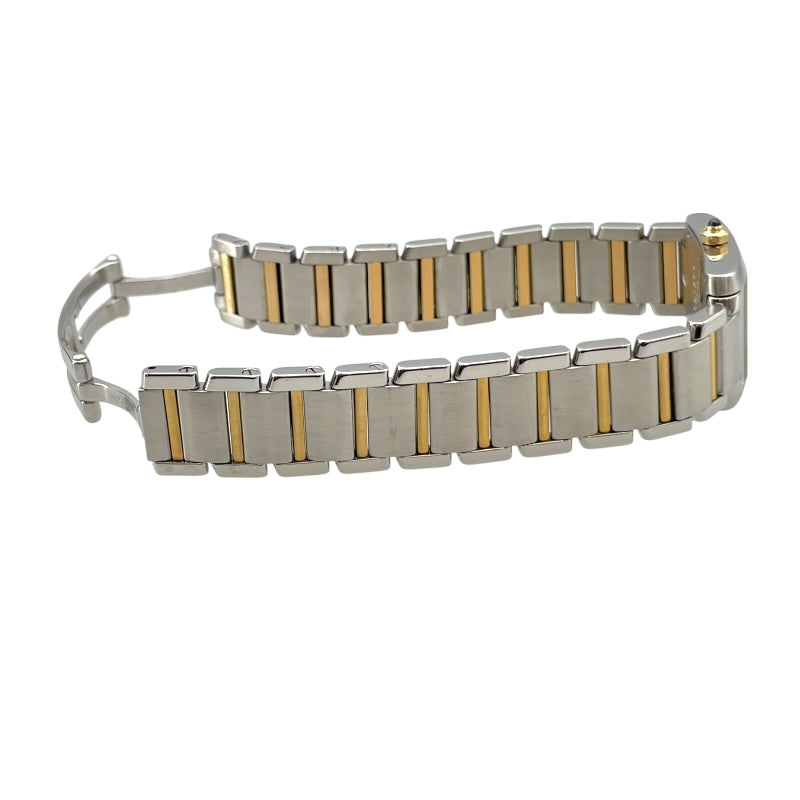 カルティエ Cartier タンクフランセーズ SM W51007Q4 ホワイト SS クオーツ レディース 腕時計