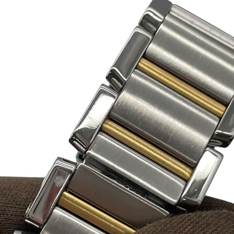 カルティエ Cartier タンクフランセーズ SM W51007Q4 ホワイト SS クオーツ レディース 腕時計