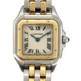 カルティエ Cartier パンテール SM 2ロウ W25029B6 アイボリー YG/SS クオーツ レディース 腕時計