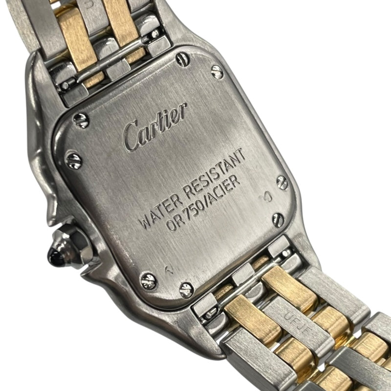 カルティエ Cartier パンテール SM 2ロウ W25029B6 アイボリー YG/SS クオーツ レディース 腕時計