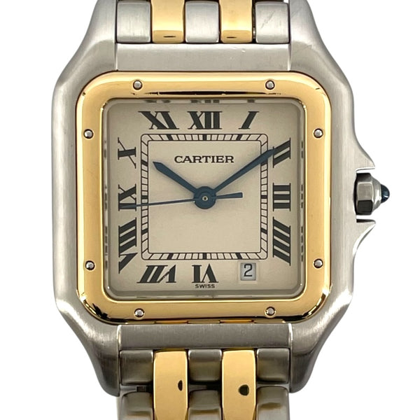カルティエ Cartier パンテール ドゥ カルティエ MM W25028B6 アイボリー YG/SS クオーツ レディース 腕時計