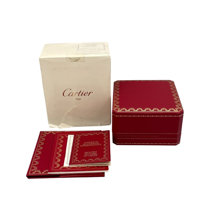 カルティエ Cartier パンテール ドゥ カルティエ MM W25028B6 アイボリー YG/SS クオーツ レディース 腕時計