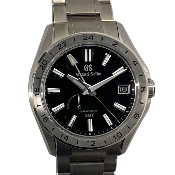グランドセイコー Grand Seiko エボリューション9コレクション GMTスプリングドライブ SBGE283 ブラック チタン メンズ 腕時計