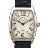 フランク・ミュラー FRANCK MULLER トノウカーベックス 1752BQZ シルバー SS/革ベルト クオーツ レディース 腕時計