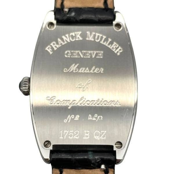 フランク・ミュラー FRANCK MULLER トノウカーベックス 1752BQZ シルバー SS/革ベルト クオーツ レディース 腕時計