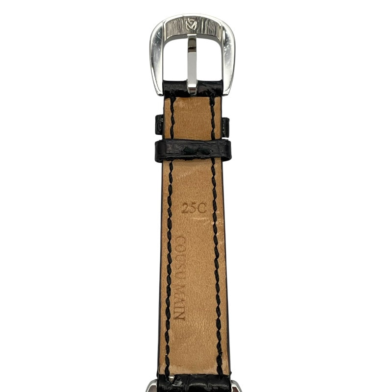 フランク・ミュラー FRANCK MULLER トノウカーベックス 1752BQZ シルバー SS/革ベルト クオーツ レディース 腕時計