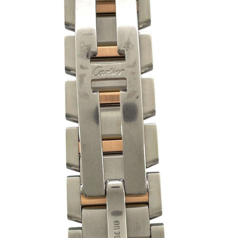 カルティエ Cartier タンクフランセーズ SM ピンクシェル W51027Q4 ピンクシェル K18PG/SS クオーツ レディース 腕時計