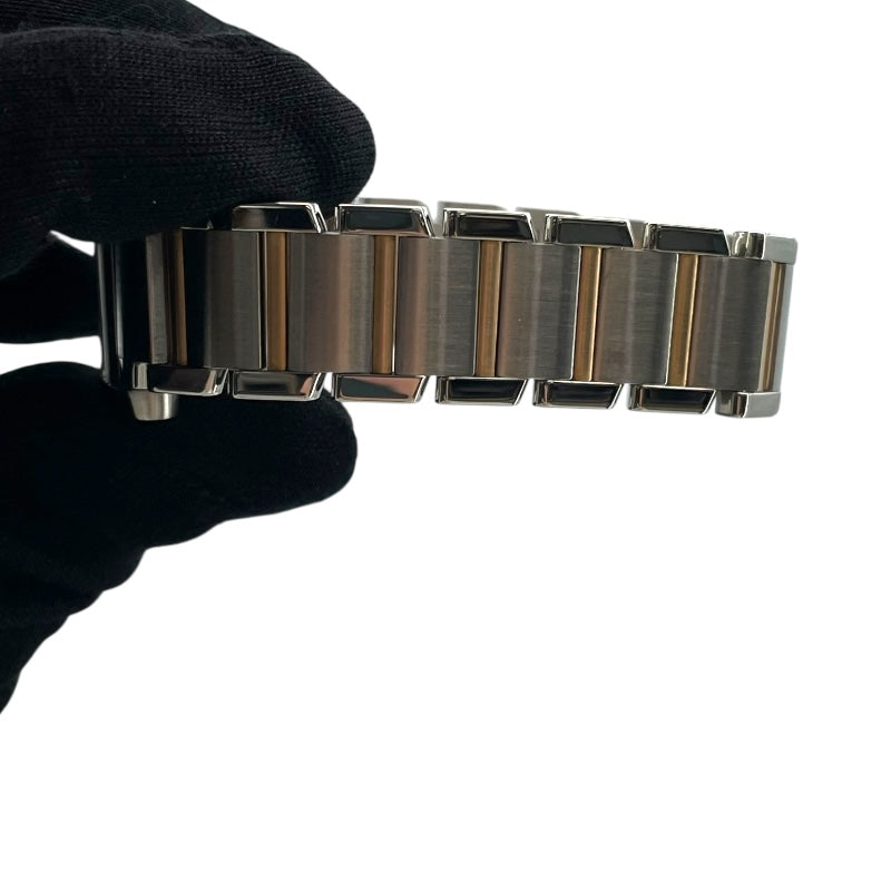 カルティエ Cartier タンクフランセーズ SM ピンクシェル W51027Q4 ピンクシェル K18PG/SS クオーツ レディース 腕時計