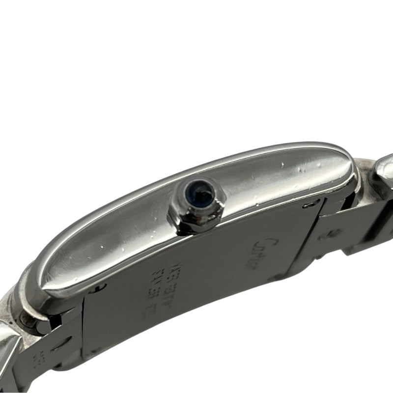 カルティエ Cartier タンクフランセーズ SM W51008Q3 ホワイト SS クオーツ レディース 腕時計