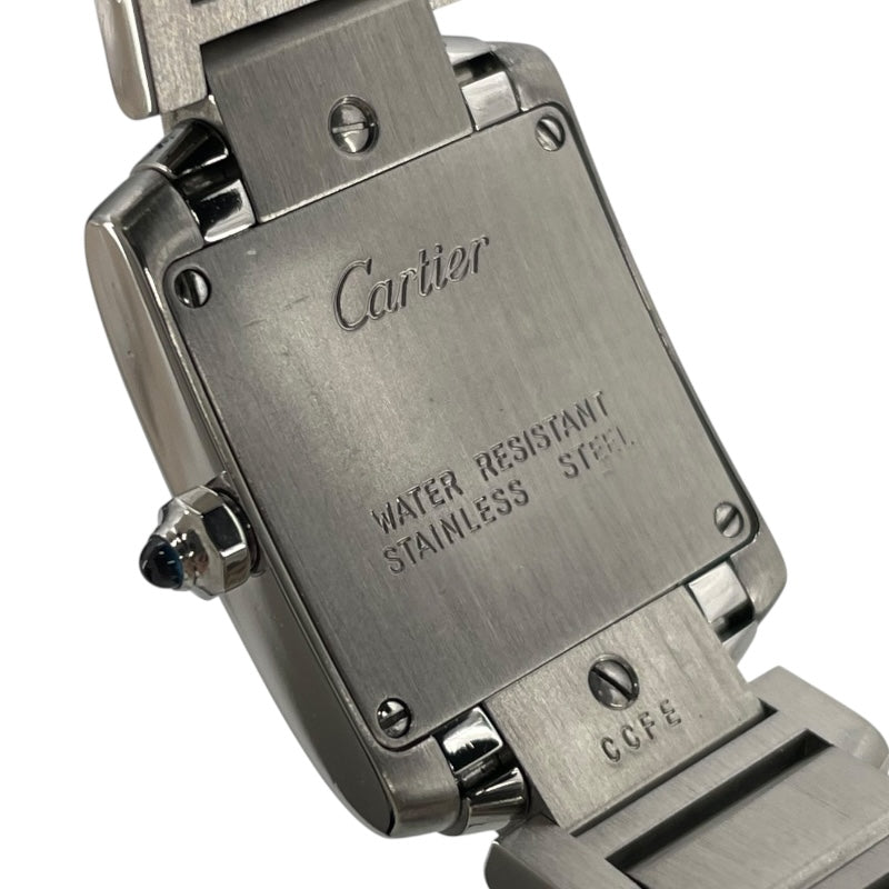 カルティエ Cartier タンクフランセーズ SM W51008Q3 ホワイト