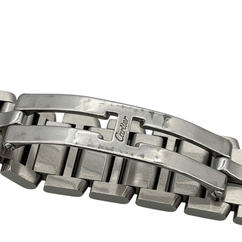カルティエ Cartier タンクフランセーズ SM W51008Q3 ホワイト SS クオーツ レディース 腕時計
