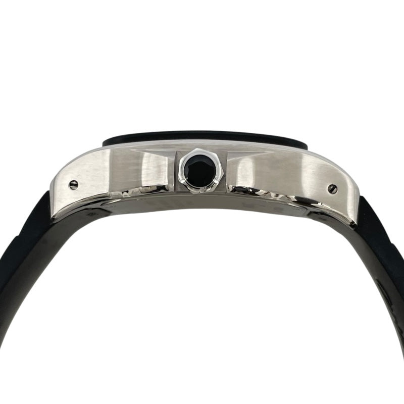 カルティエ Cartier サントス 100 LM サントス誕生100周年記念限定モデル W20121U2 シルバー SS/ラバーベルト（遊郭欠損） 自動巻き メンズ 腕時計