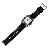 カルティエ Cartier サントス 100 LM サントス誕生100周年記念限定モデル W20121U2 シルバー SS/ラバーベルト（遊郭欠損） 自動巻き メンズ 腕時計